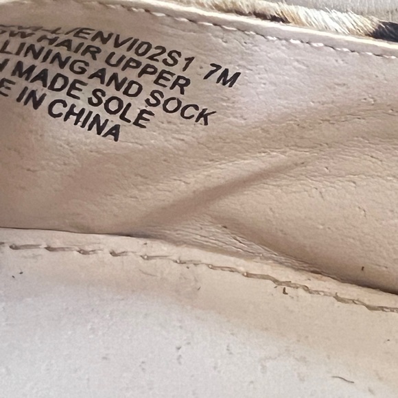 Steve Madden Olsen Leopard ballet leather flats shoes comfort casual summer Sz 7 - Picture 11 of 11